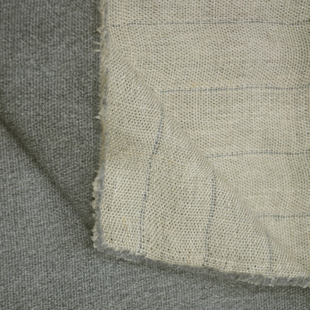 Decke aus 50 % Leinen und 50 % Wolle (Merino)