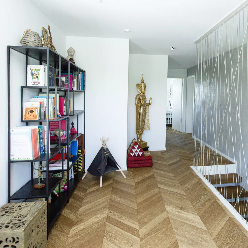 Chevron Eichenparkett Naturöl