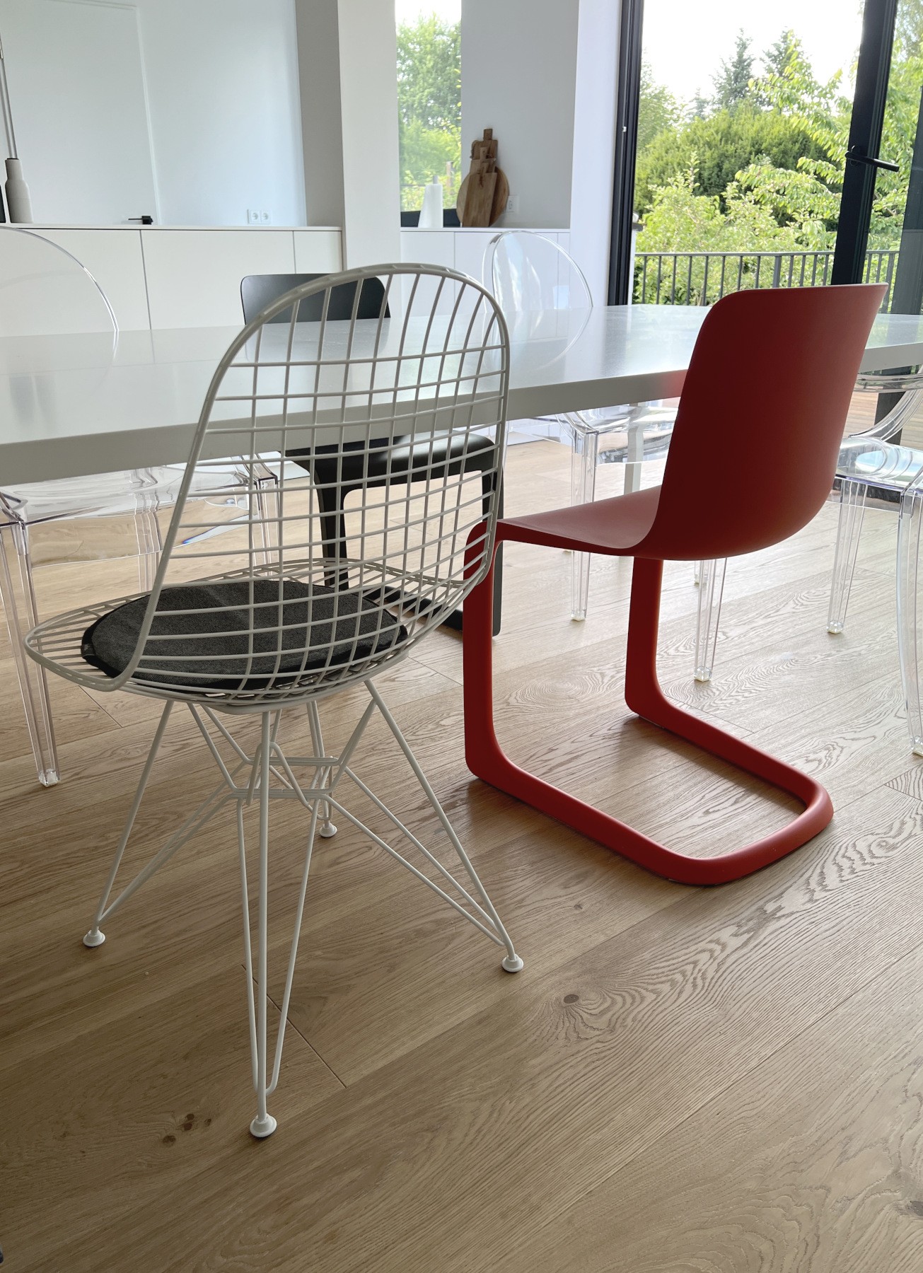 Helle Eichendielen im Farbton Clear White Landhausdielen Eiche im Familienheim