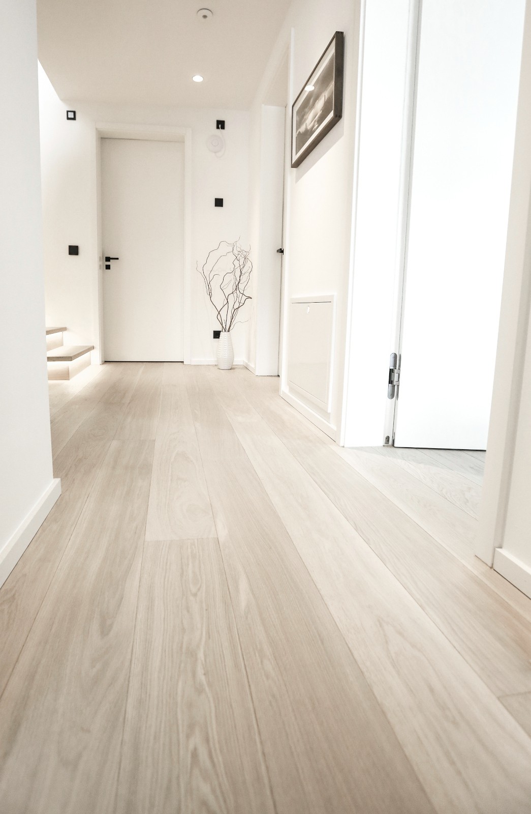 andhausdielen Eiche Superwhite Helle Eichendielen Flur