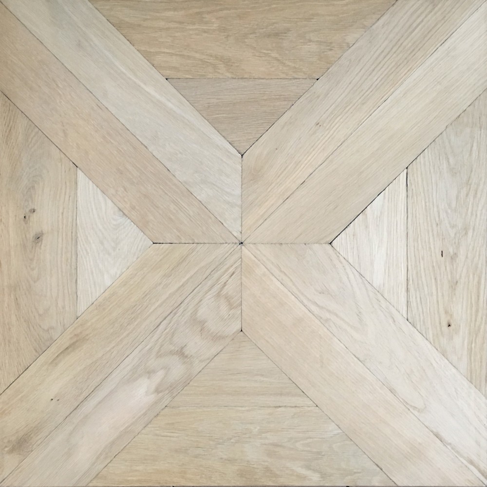 Tafelparkett Croce - Design 3, Eiche Antikbearbeitung Parkett-Tafel