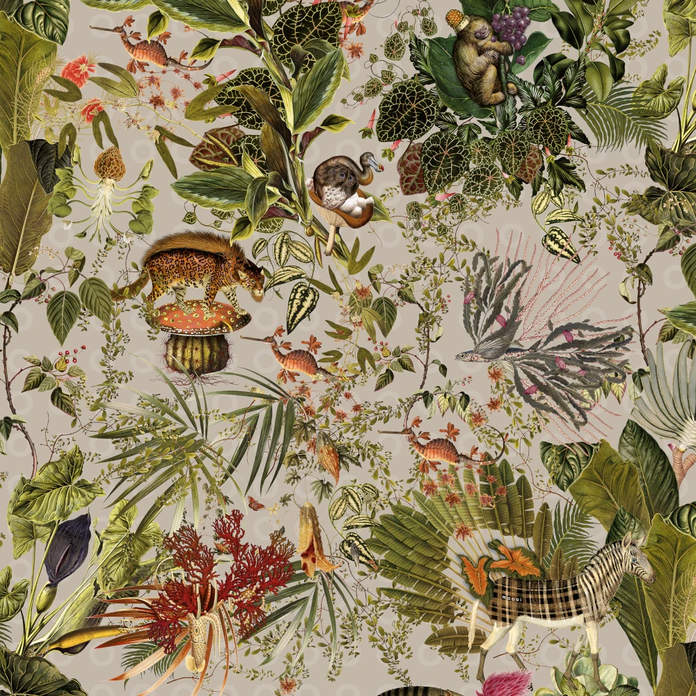 Moooi Menagerie of Extinct Animals - Arte Wandtapete Moooi Menagerie of Extinct Animals - Arte Wandtapete