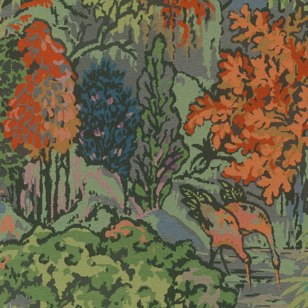 Riverbank – Ponceau – 90515 Tapete mit Wandteppich-Optik