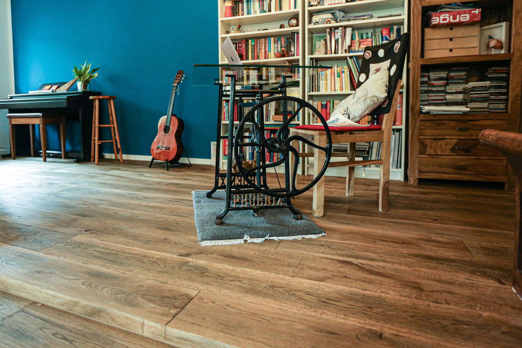 Wirtshausboden Avignon - Eichendielen Massivholzdielen, Massivdielen