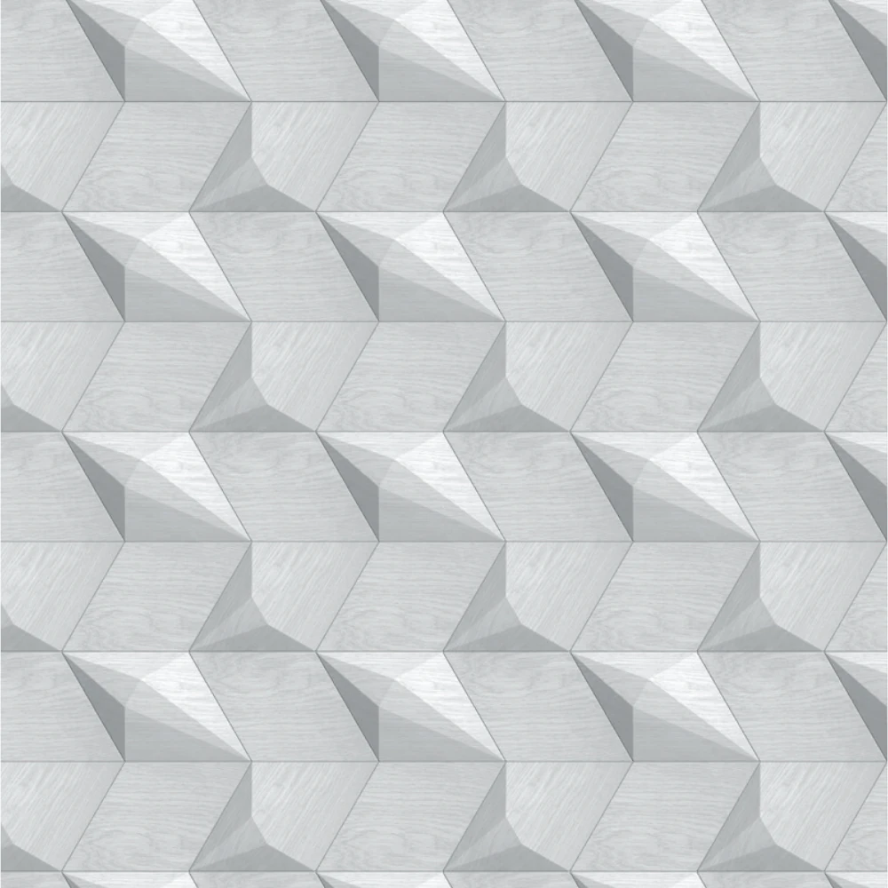 Wanddesign mit Diamant und Karo 3D Wandverkleidung Echtholz