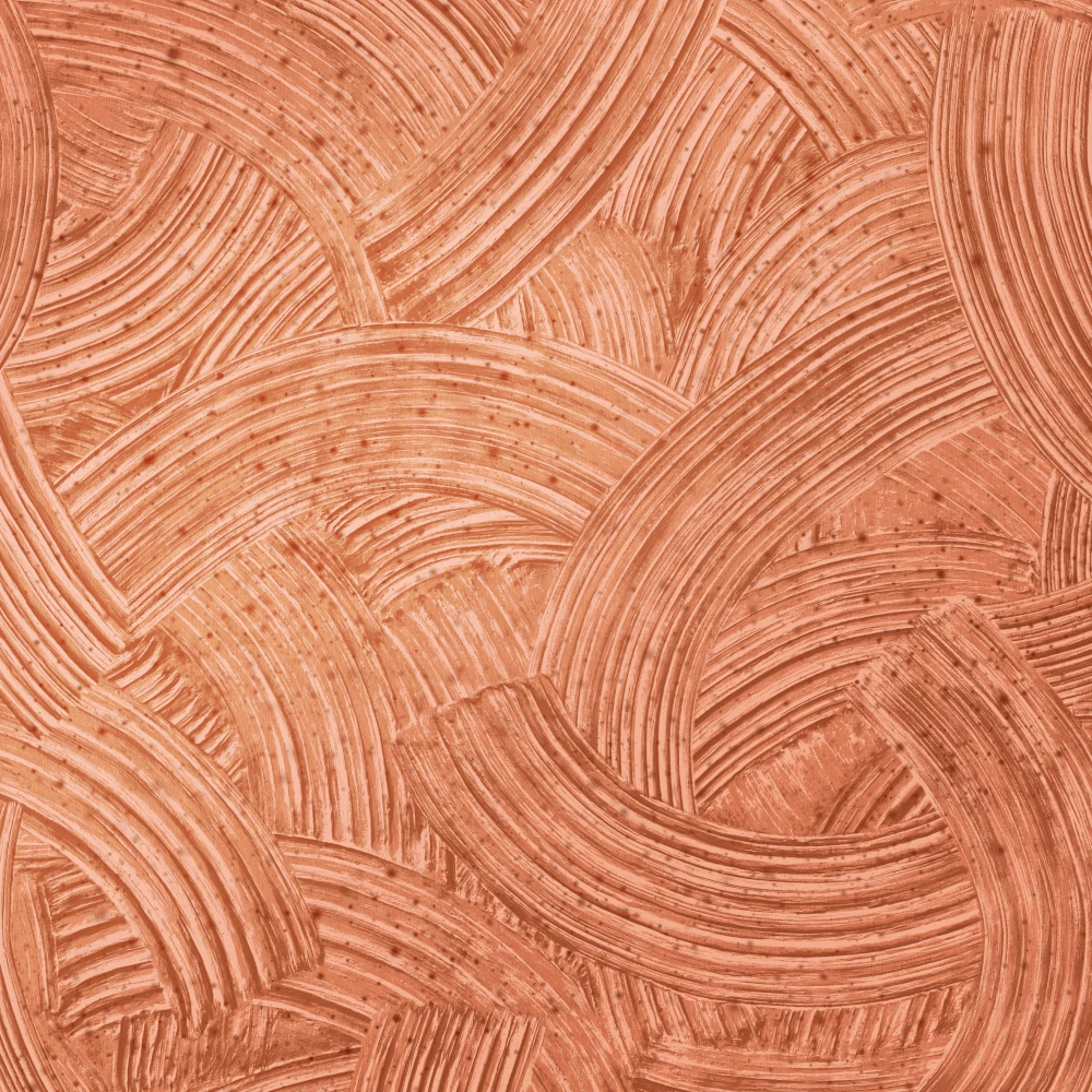Impasto – Copper – 60100 Metaltapete mit Impasto-Muster