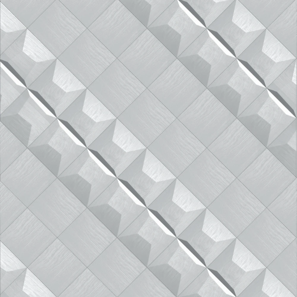 Wanddesign mit Kissen und Quadrat 3D Wandverkleidung Echtholz