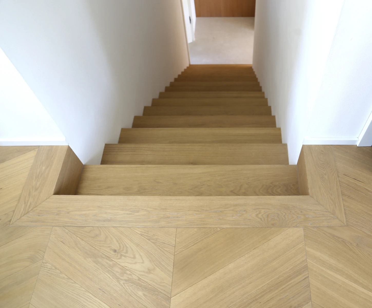 Französisches Fischgrät, Clear White - Select