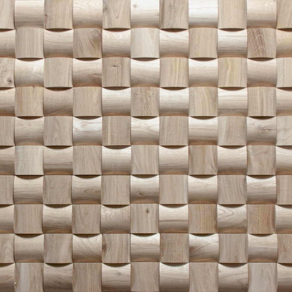 Wanddesign Exklusiv 3D Ruta Wandverkleidung Eiche