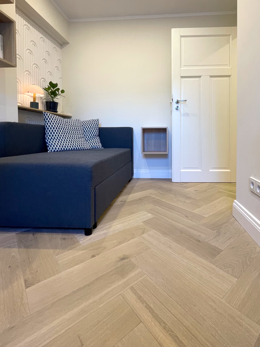 Helles Fischgrätparkett, Herringbone