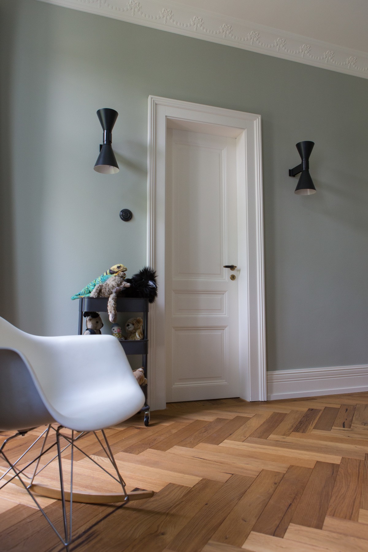 Fischgrät aus Altholz im denkmalgeschützten Altbau Fischgrätparkett, Altholzparkett, Naturöl