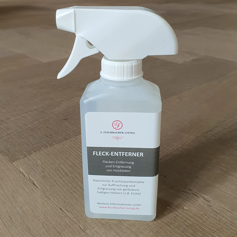 Fleck-Entferner für Holzböden Fleckenentfernung Entgrauung Gerbsäure