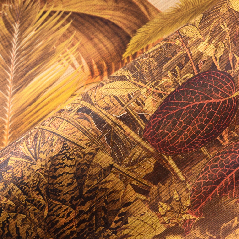 Rêverie Tropicale – Golden Hour – 26771 Exklusive Wandtapete mit Oasen-Panorama