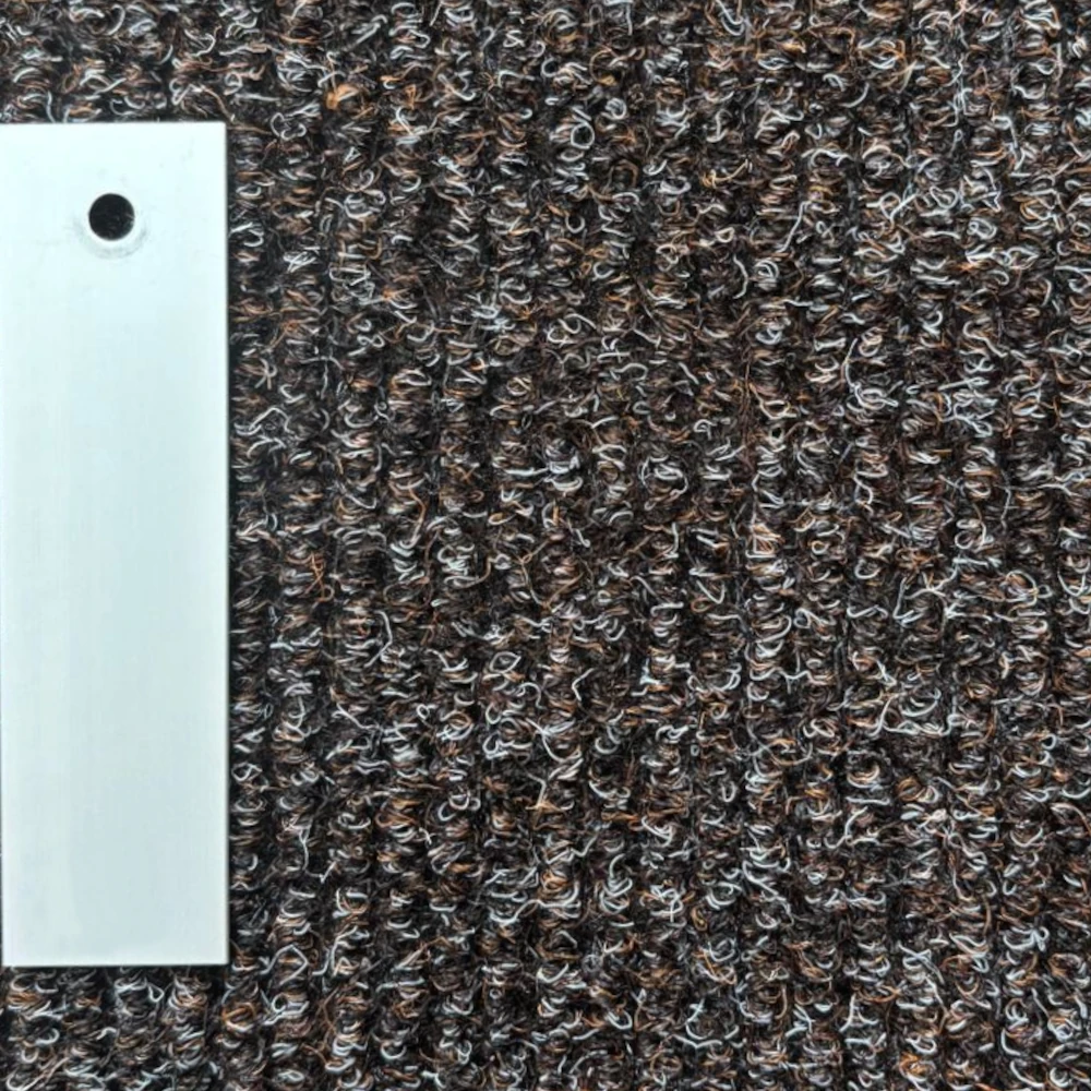 Alu / Rips Braun - bodenebene Sauberlaufmatte