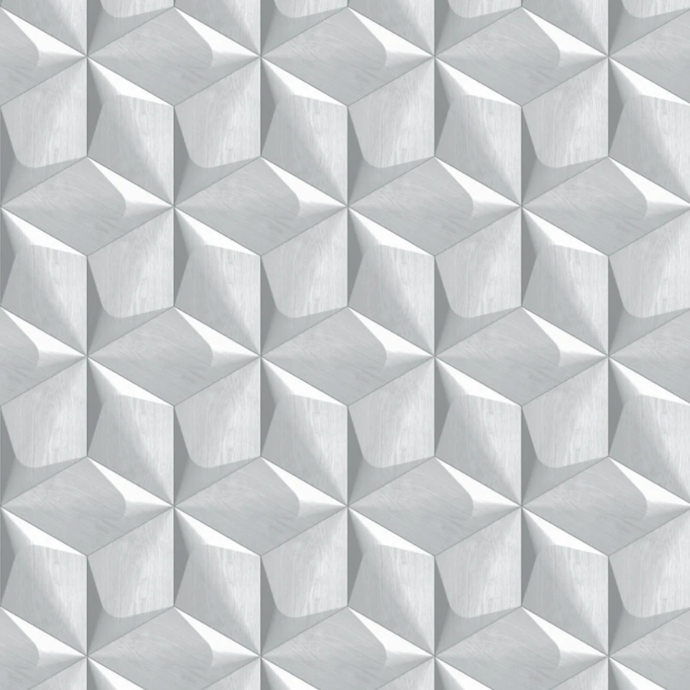 Wanddesign mit Rhombus Plus 3D Wandverkleidung Echtholz