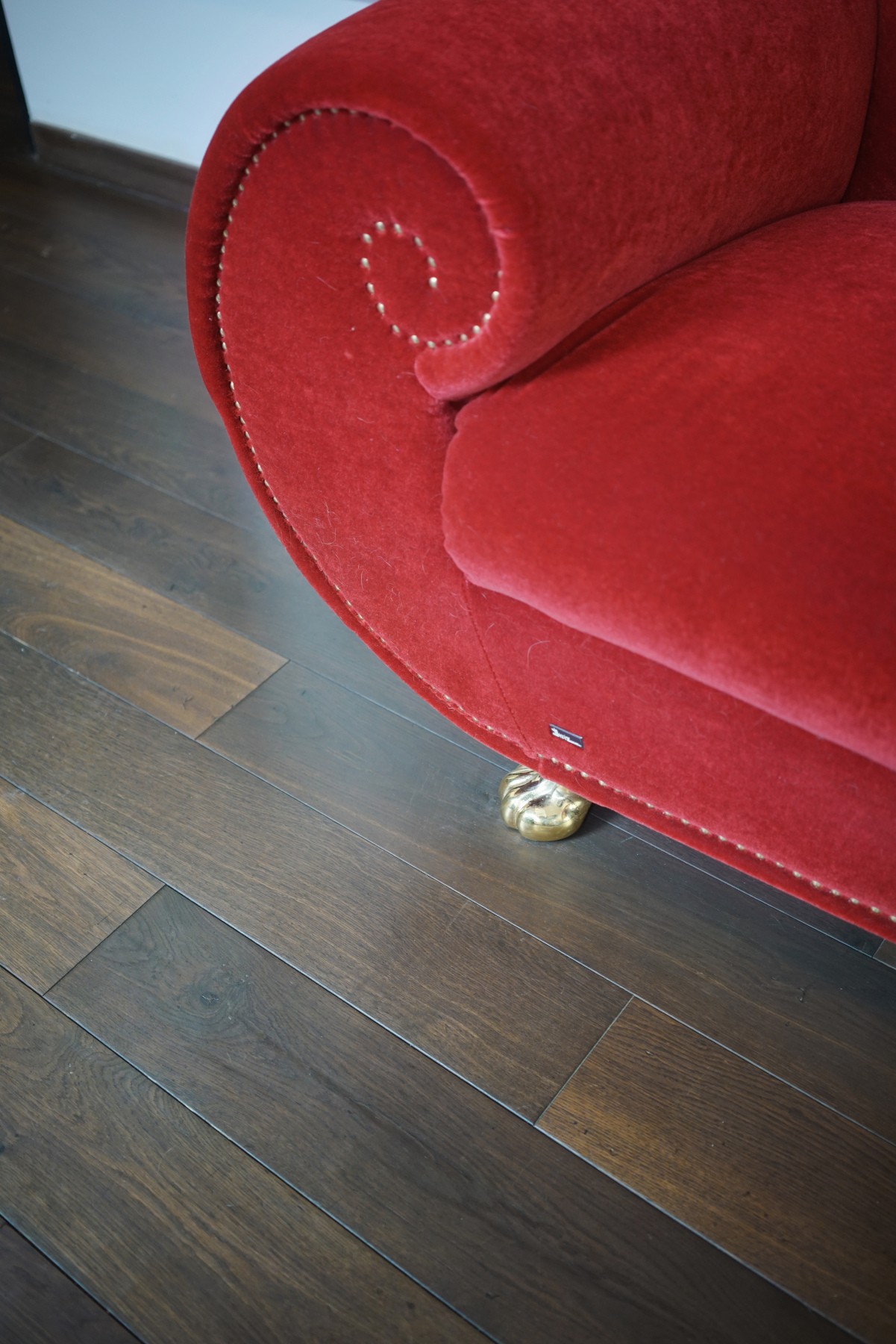 Geräucherte Landhausdielen Eiche Sofa