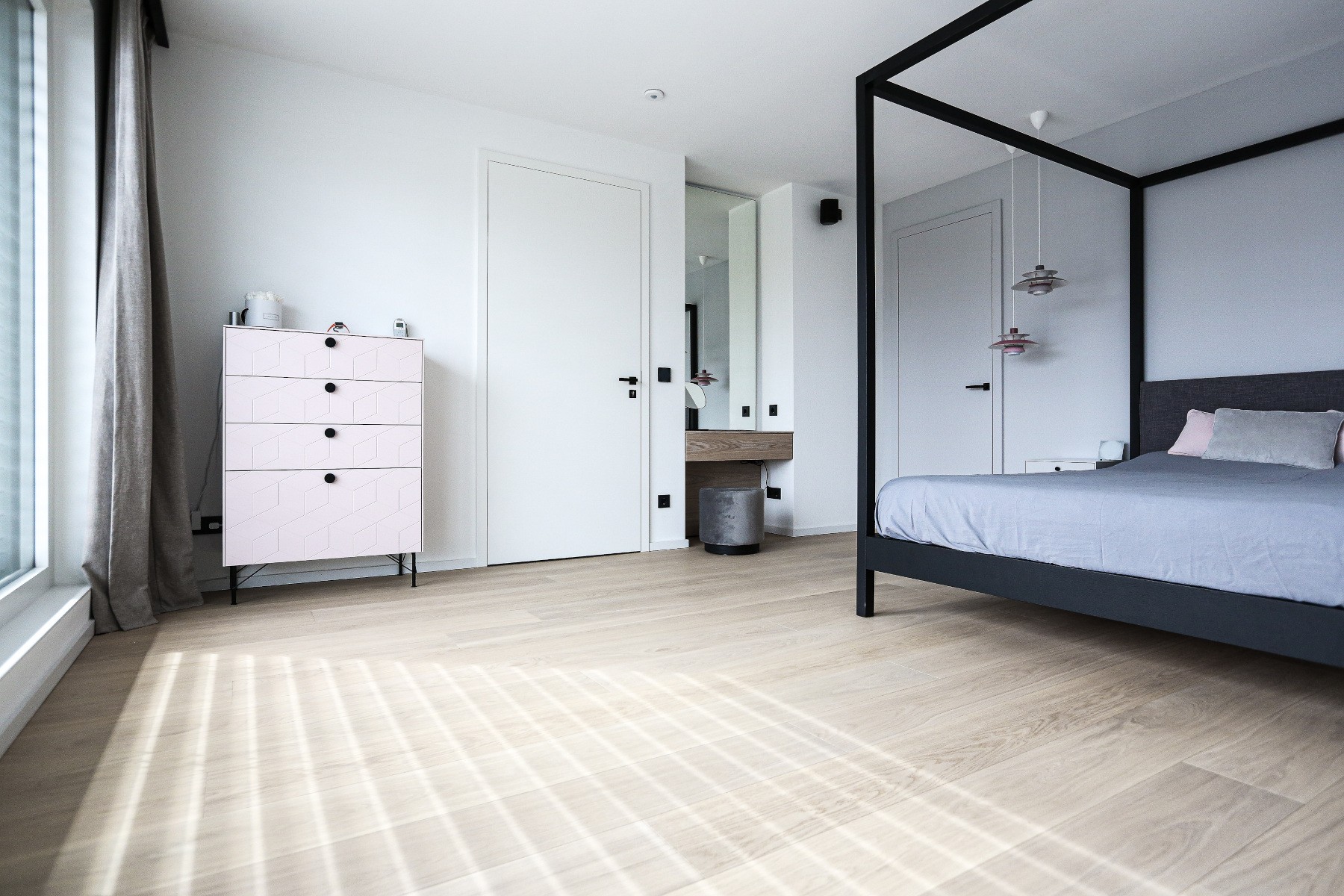 Landhausdielen Eiche Superwhite Helle Eichendielen Schlafzimmer