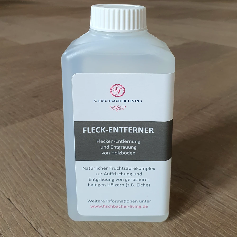 Fleck-Entferner für Holzböden Fleckenentfernung Entgrauung Gerbsäure