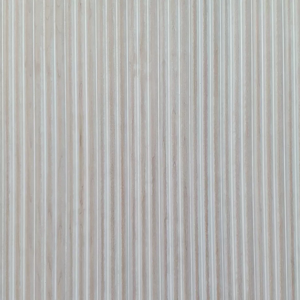 Wandverkleidung Holz Weiß Wellenmuster