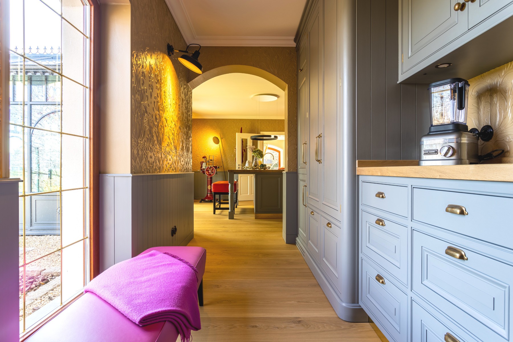 Schlossdielen / XXL-Dielen Eiche Clear White, Sortierung Select Eichendielen