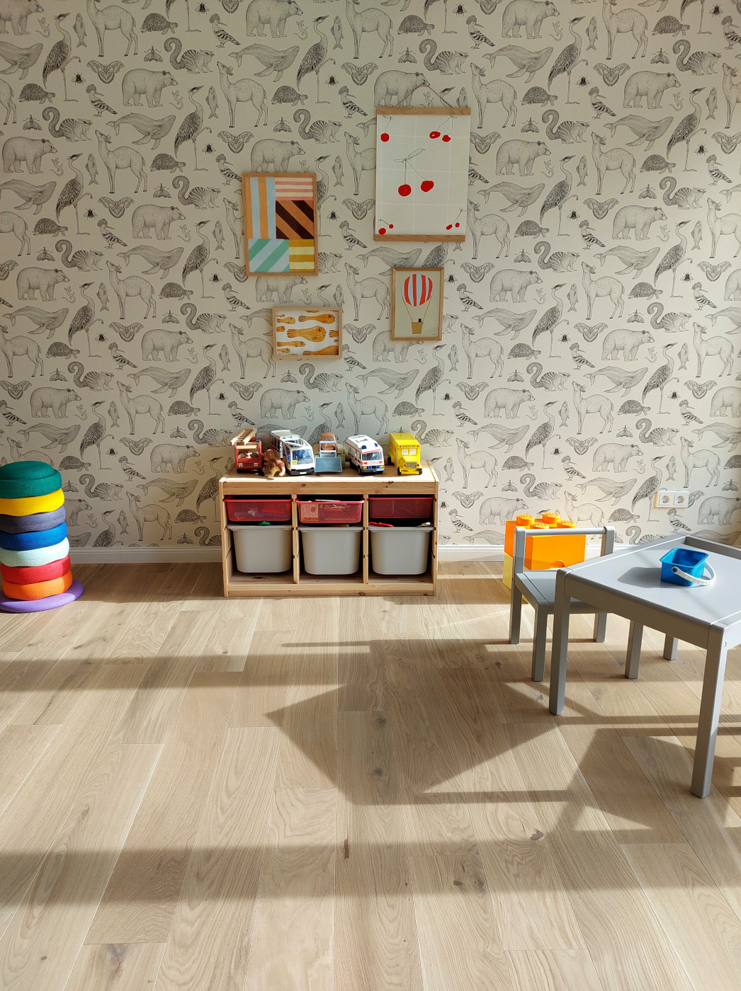 Helle Eichendielen Kinderzimmer