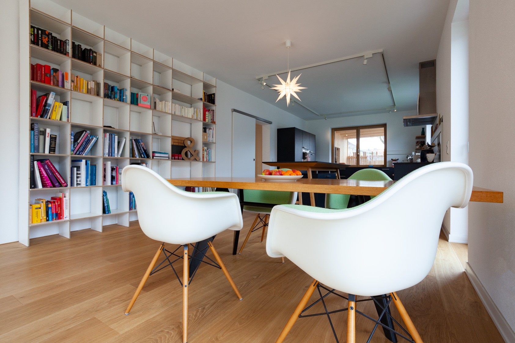 Eichendiele Clear Hartwachs Eichendielen hell Wohnzimmer