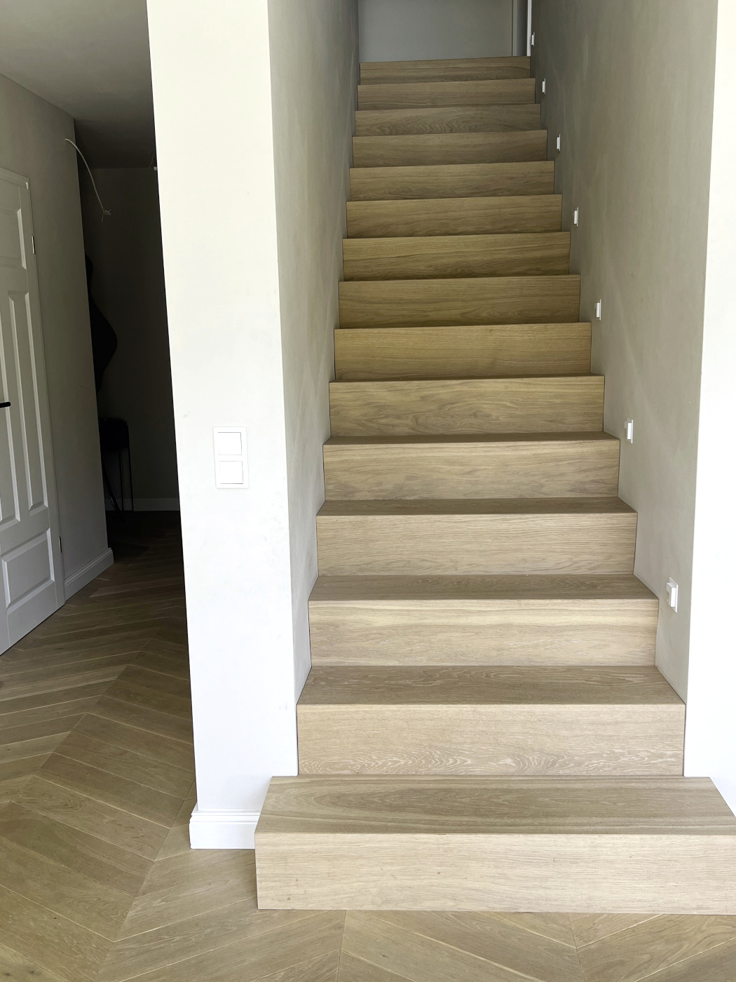 Franz. Fischgrät und Treppe Creamy Pony  Treppenstufen