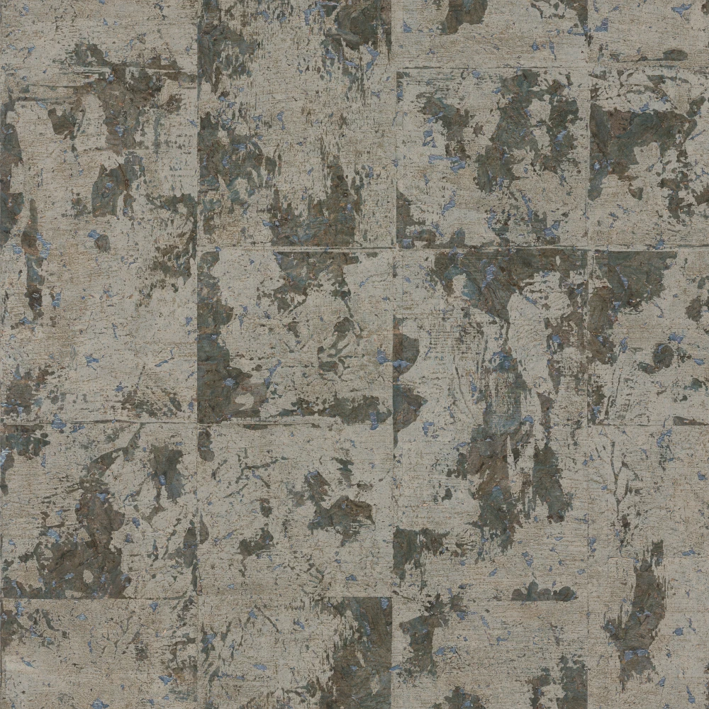 Éclat – Smoke – 48042 Exklusive Tapete mit Korkschicht und Metallglanz