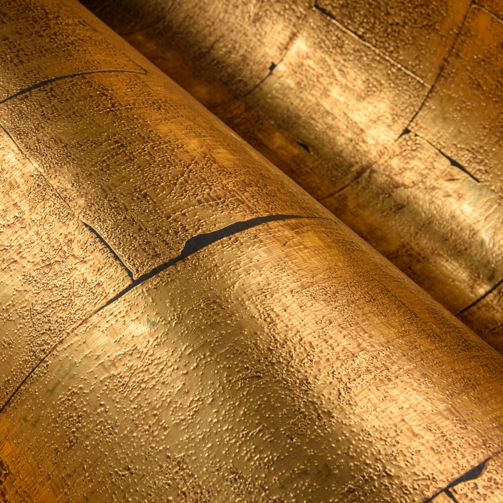 Gilded Heritage – Gold Rush – 90500 Tapete mit Blattgold-Optik