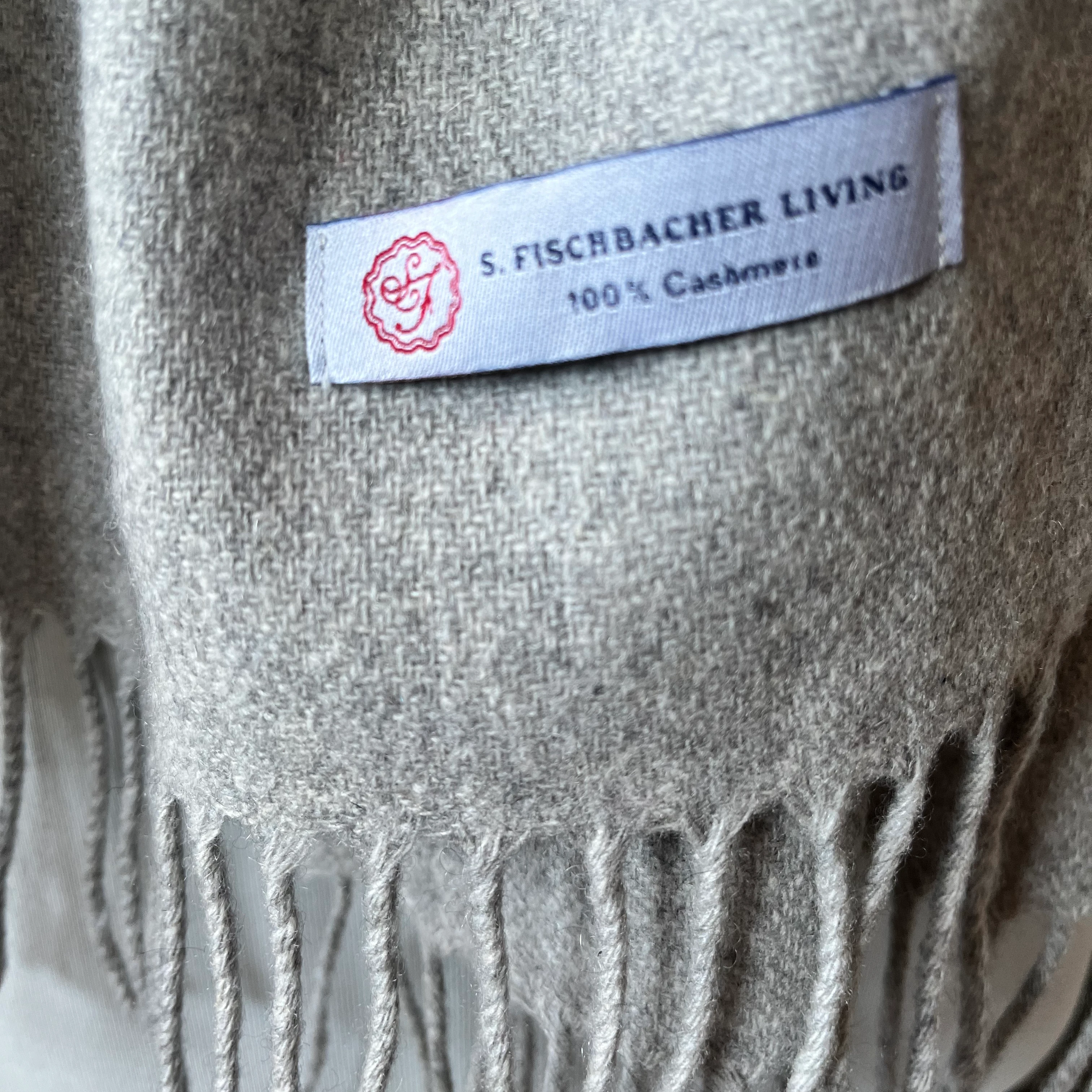 Cashmere Schal - 100 % Cashmere - Classic Grey Grauer Schal Kaschmirwolle