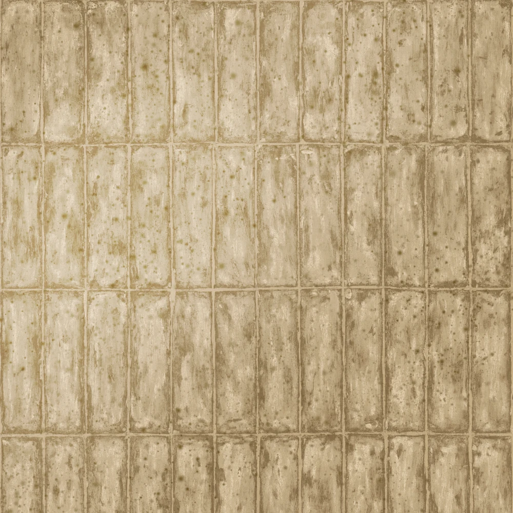 Chalk Stone – Inca Gold – 60121 Metalltapet mit Kalksteinoptik