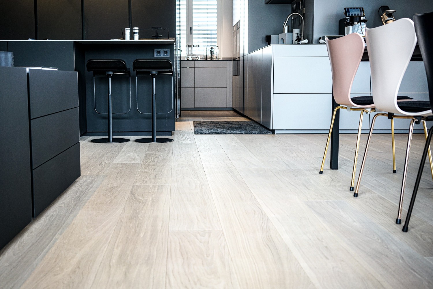 Landhausdielen Eiche Superwhite Helle Eichendielen Küche