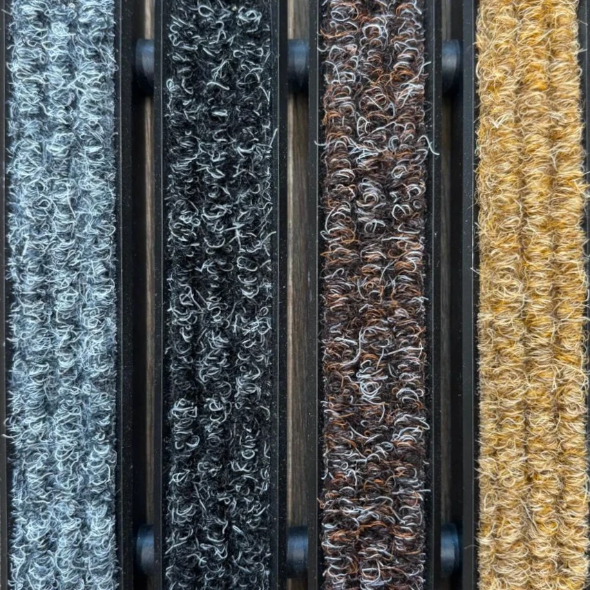 Handmuster für bodenebene Sauberlaufmatte