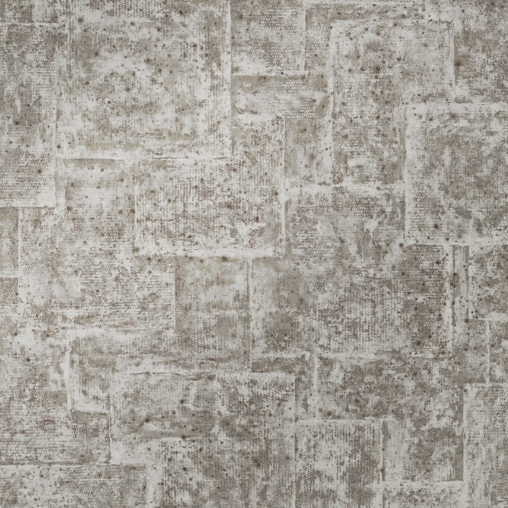 Quilt – Shiny Steel – 60144 Metalltapete mit Quilt-Muster