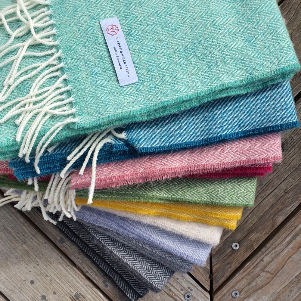 Wollschals aus feiner Lammwolle, made in Irland