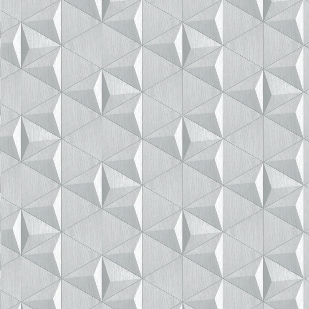 Wanddesign mit Pyramide und Dreieck 3D Wandverkleidung Echtholz