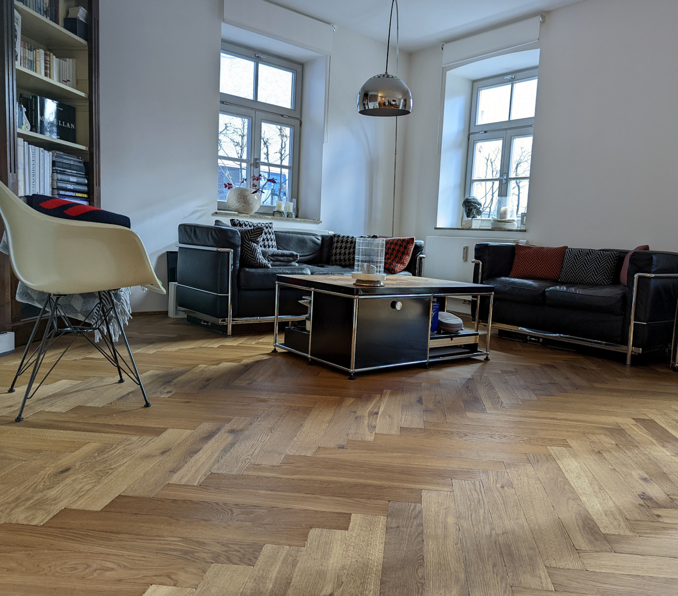 Fischgrät Eiche Antik Perpignan Antikparkett Räuchereiche