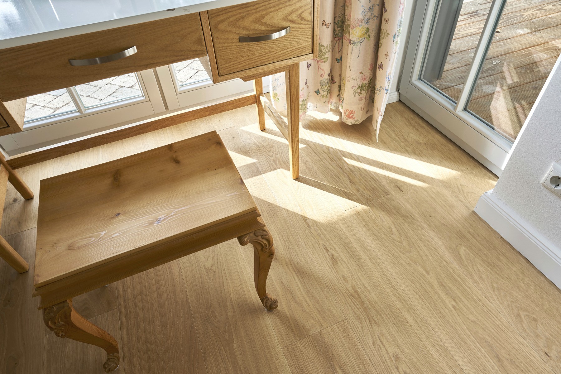 Landhausdielen Eiche Clear White Helle Eichendielen