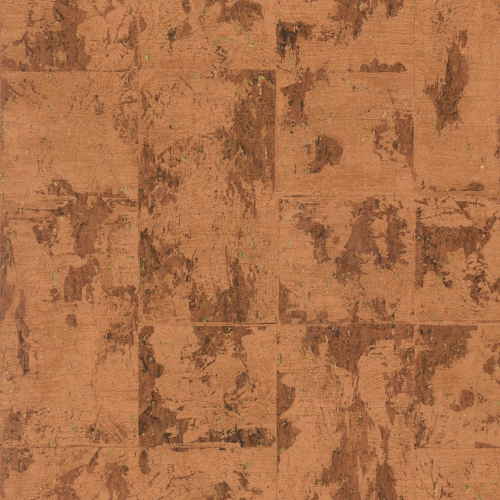 Éclat – Rust – 48043 Exklusive Tapete mit Korkschicht und Metallglanz