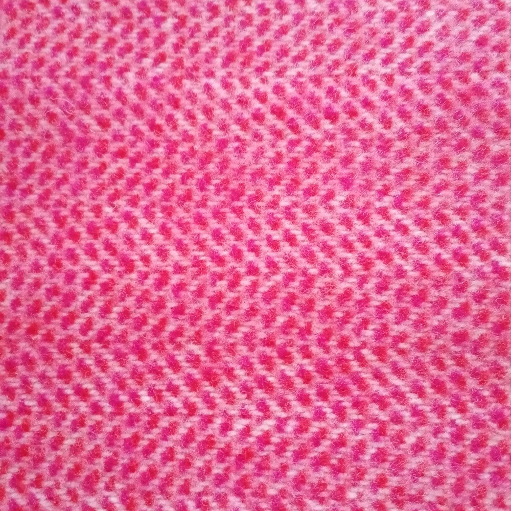 Weiche Wolldecke Merino mit Cashmere, Strawberry Cake Irisches Plaid, warme Winterdecke