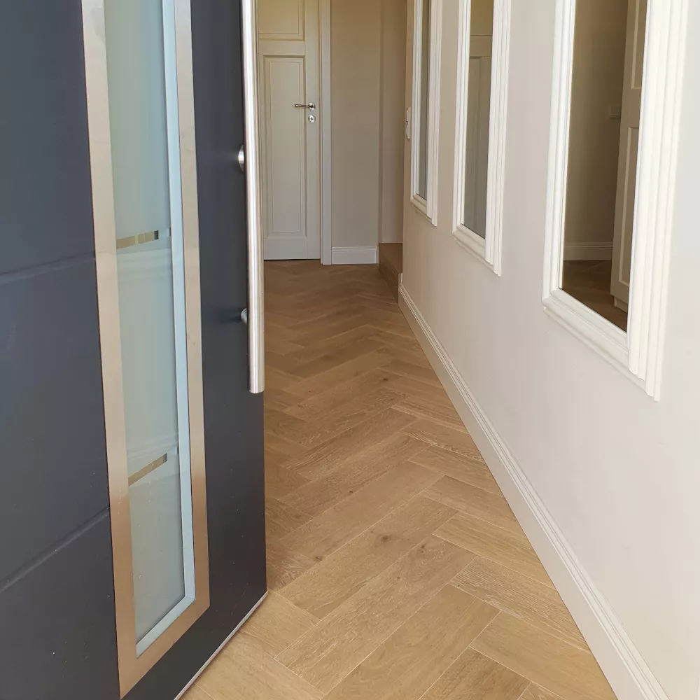 Helles Fischgrätparkett, Herringbone