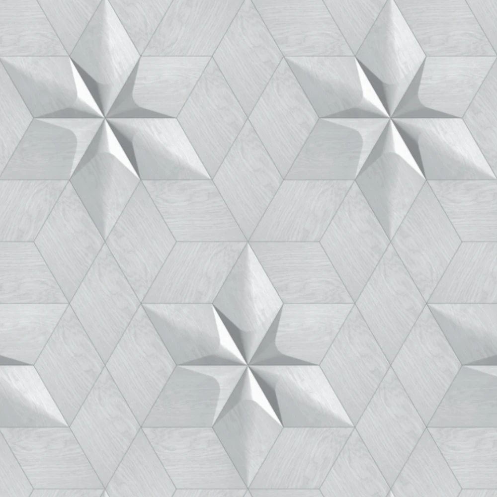 Wanddesign mit Rhombus Plus und Karo 3D Wandverkleidung Echtholz