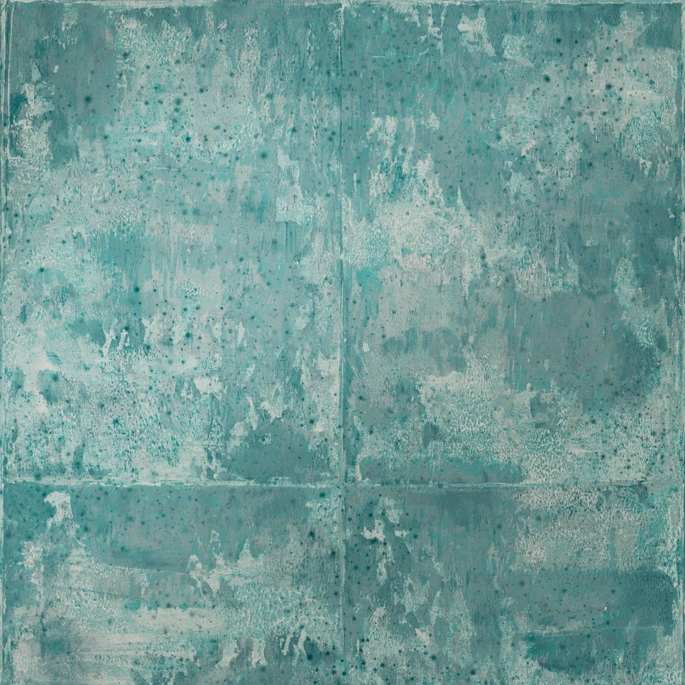 Platinum – Aquamarine – 85503A Metalltapete mit verwitterter Optik