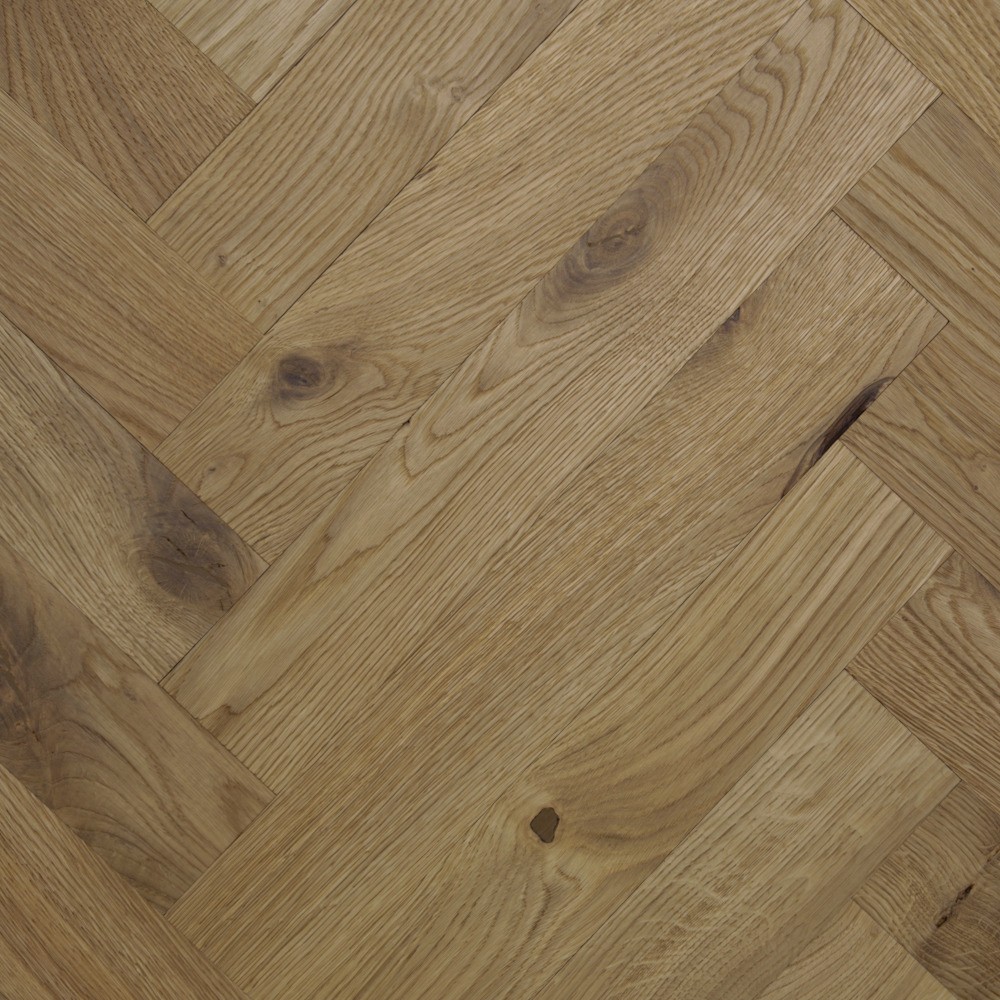 Fischgrät Eiche Clear - Sortierung Robust ohne Fase Sonderangebot