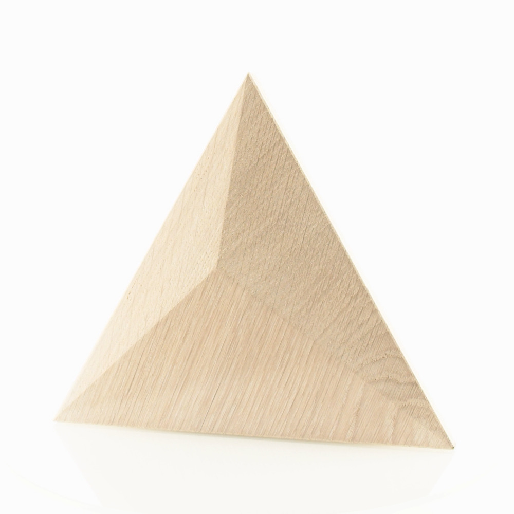 Wanddesign Pyramide 3D: Eiche weiß geölt Wandverkleidung