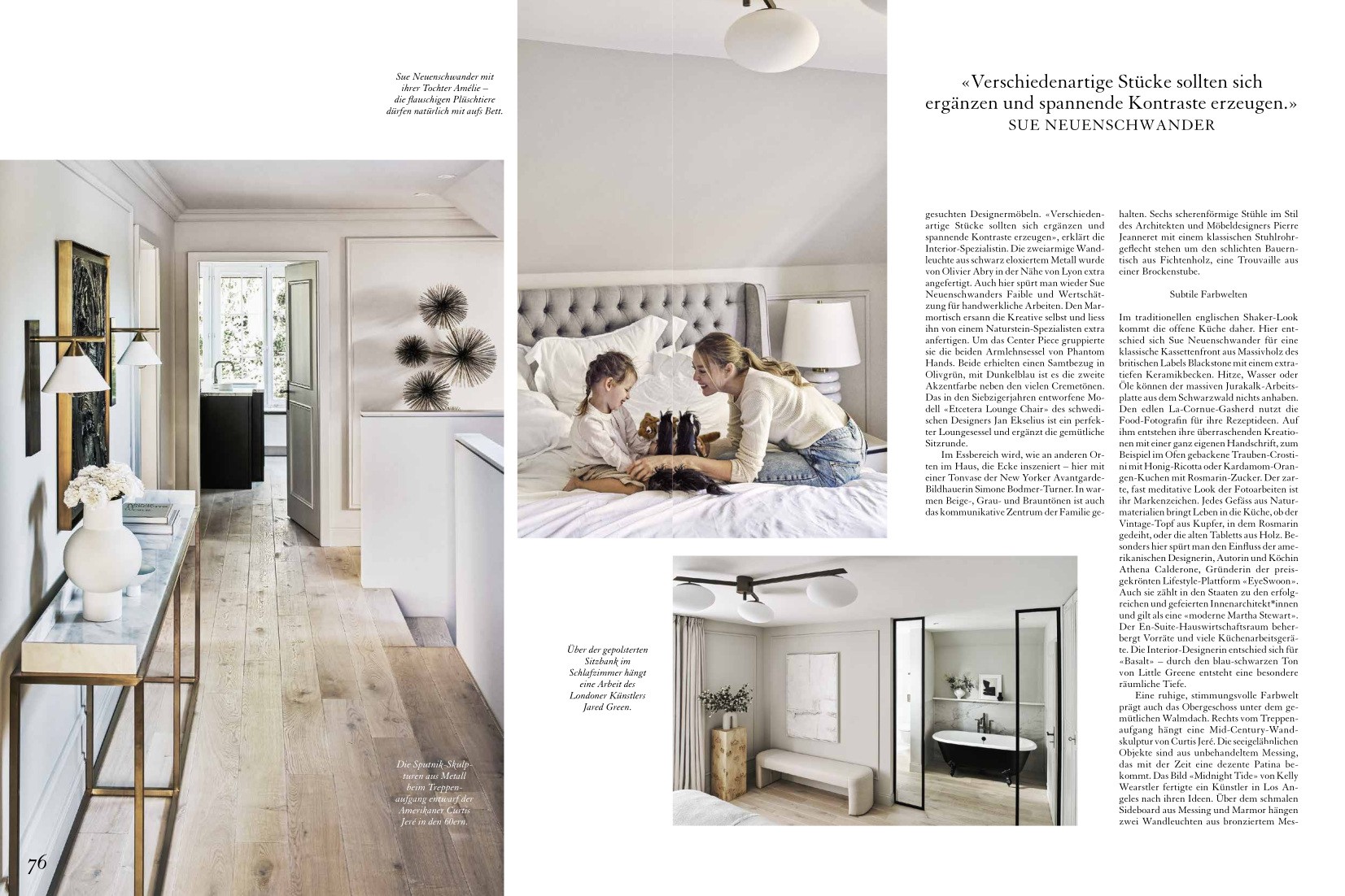 Parkett Noblesse Polar White in "Das ideale Heim" Presseartikel