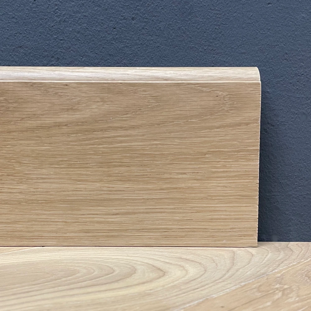 Sockelleiste mit Frankfurter Profil, Rohholzoptik