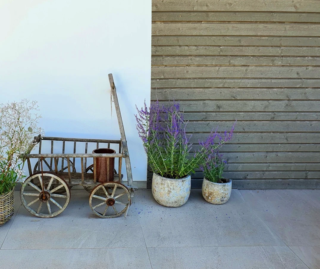 Wohnhaus mit Französischem Fischgrät, Außenansicht