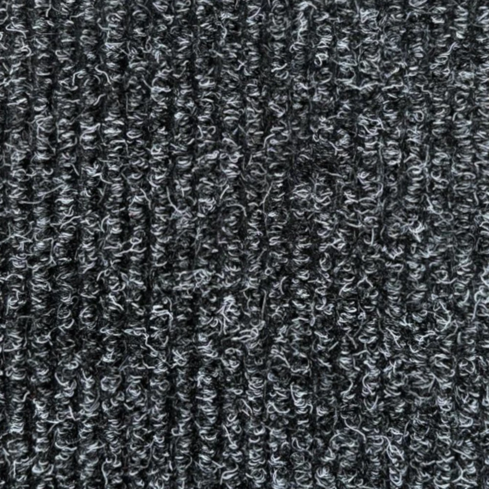 Alu Eloxiert Champagne / Rips Schwarz - bodenebene Sauberlaufmatte Alu Eloxiert Champagne / Rips Schwarz - bodenebene Sauberlaufmatte