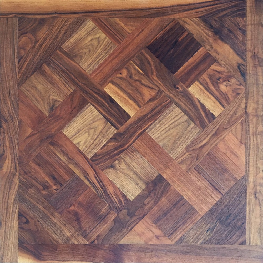 Tafelparkett Versailles, Amerik. Walnuss Versaille-Tafel
